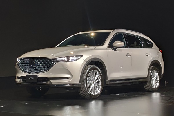 2022 Mazda CX-8 ไมเนอร์เชนจ์ภายนอกใหม่ อัพระบบความปลอดภัยตั้งแต่รุ่นเริ่ม พร้อมเพิ่มราคา 130,000 บาท