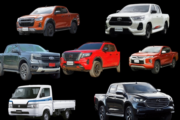 ยอดจดทะเบียนกระบะป้ายแดง สิงหาคม 2565 พบว่า Isuzu D-Max นำห่างจาก Hilux Revo แล้ว
