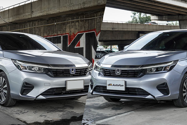 เทียบ 2023 Honda City SV ทั้ง 2 รุ่นย่อย ต่างกัน 90,000 บาท จะเลือก Turbo หรือ e:HEV ดีนะ?