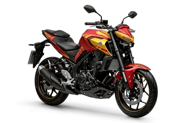 Yamaha MT-03 ปล่อยของกับลายกราฟฟิก Iron Man สุดเท่!