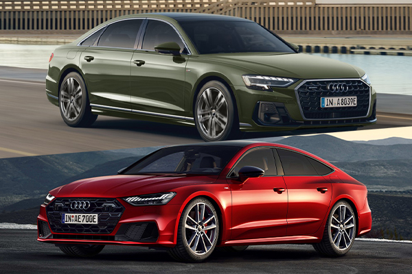 เผยโฉม 2023 Audi A7 Sportback 55 TFSI e และ A8 L TFSI e เคาะ 4.799 – 7.199 ล้านบาท
