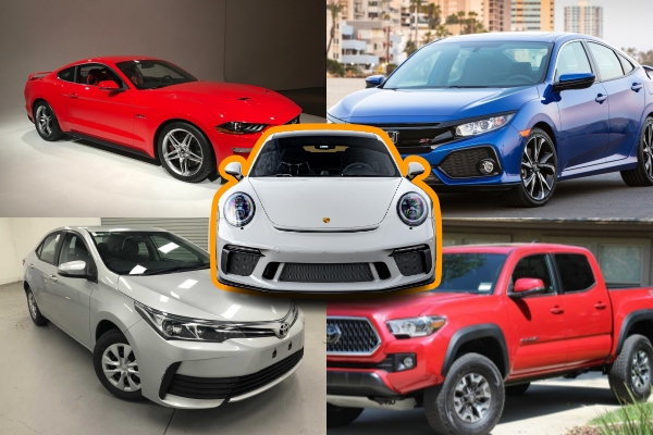 รถมือสองที่ราคาตกน้อยสุด นำโดย Porsche 911 แต่ว่า Toyota Corolla เกือบตก 10 อันดับแรก