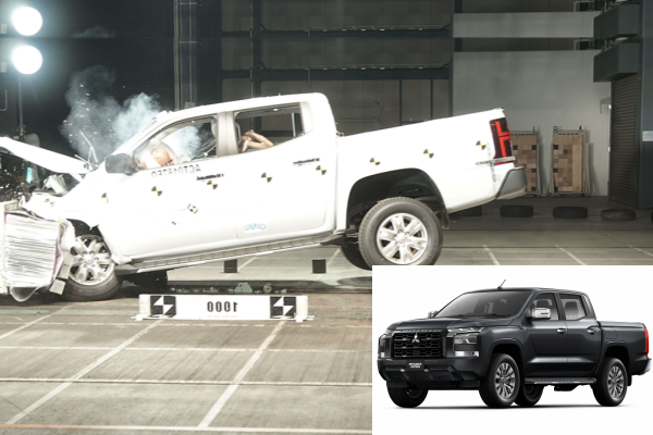 All-new Mitsubishi Triton ทดสอบชนได้ 5 ดาวเต็ม! แม้จะขาด 2 สิ่งนี้