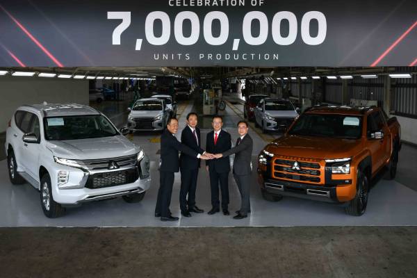 Mitsubishi ผลิตรถในไทยครบ 7,000,000 คัน คนไทยได้ใช้ 20% ที่เหลือส่งออกทั้งโลก