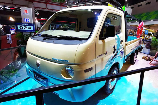 2023 Suzuki Carry รุ่นใหม่แต่งเรโทร แปลงหน้าใส่ไฟกลม ให้อารมณ์แบบรถฮิปปี้จากยุค 80