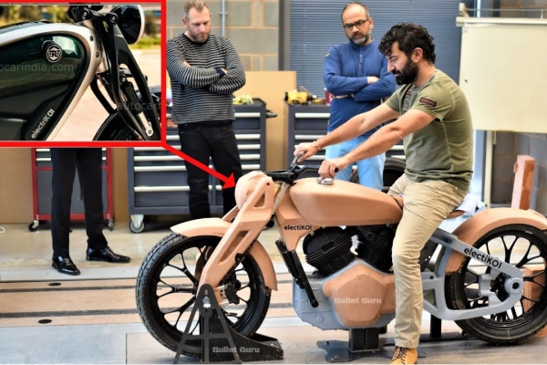 เผยภาพร่างล่าสุดอย่างไม่เป็นทางการมอเตอร์ไซค์ไฟฟ้า Royal Enfield