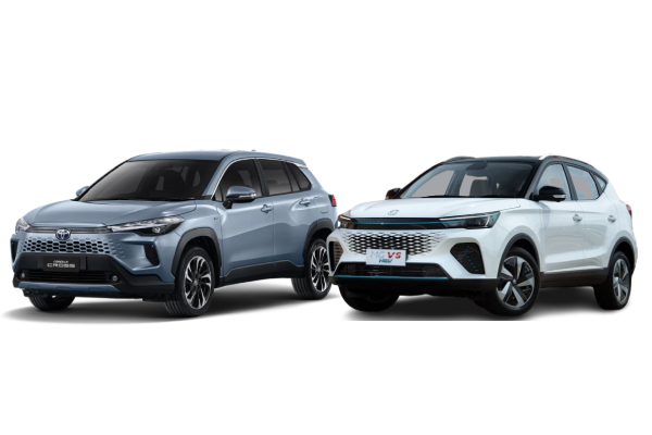 เทียบสเปค Toyota Corolla Cross กับ MG VS รถไฮบริดทรงสูง ราคาต่างกัน 3 แสนกว่าบาท ใครคุ้มค่ากว่ากัน